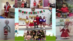 Các con Dê Vàng lớp 1D chào đón một mùa Giáng Sinh An lành -  May mắn - Hạnh phúc