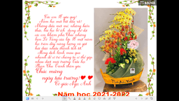 Những chú dê vàng lớp 1E chào đón năm học mới