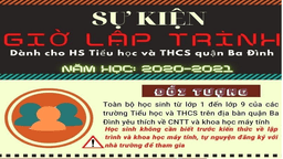 Trường Tiểu học Phan Chu Trinh phát động học sinh tham gia sự kiện "Hour of Code" ngày 27/2 và 28/2/2021