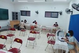 Không khí ngày đầu tuyển sinh