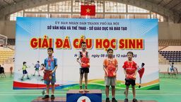 Những đôi chân vàng Giải đá cầu học sinh Thành phố Hà Nội