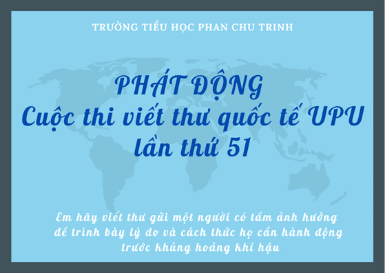 Phát động cuộc thi Viết thư quốc tế UPU lần thứ 51 (năm 2022)