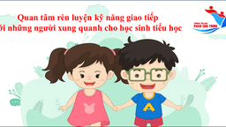 Quan tâm rèn luyện kỹ năng giao tiếp với những người xung quanh cho học sinh tiểu học