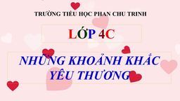 Lớp 4C chào đón năm mới 2021- 2022