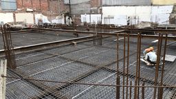 Cập nhật tình hình xây dựng trường ngày 31/8/2020 - Chuẩn bị đổ sàn tầng 1
