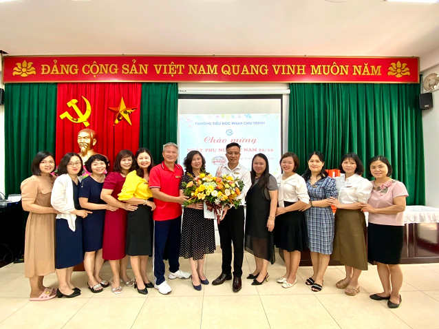 Công đoàn trường TH Phan Chu Trinh chào mừng kỉ niệm 92 năm ngày thành lập Hôi Liên hiệp Phụ nữ Việt Nam (20/10/1930-20/10/2022)  và 12 năm ngày Phụ nữ Việt Nam (20/10/2010-20/10/2022)