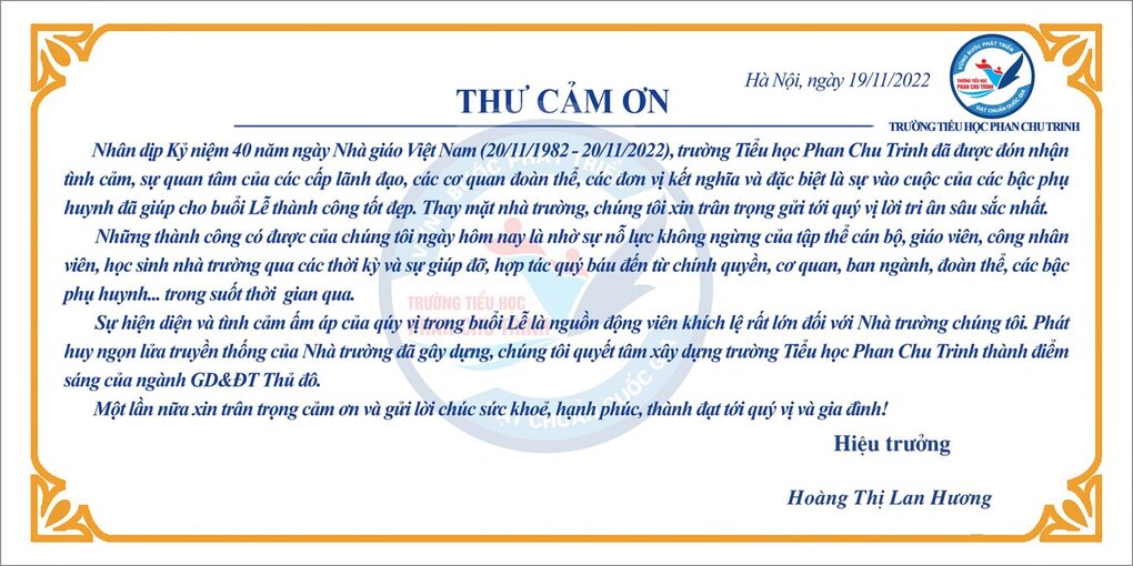 Trọn vẹn ân tình! Tri ân cùng các nhà giáo lão thành! Trân trọng các thế hệ học trò! Lễ kỷ niệm 40 năm Ngày Nhà giáo Việt Nam 20/11 của trường Tiểu học Phan Chu Trinh diễn ra trong không khí  ĐẦM ẤM - TRANG TRỌNG - TRÀN NGẬP CẢM XÚC!