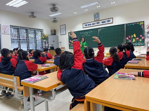 Chúc mừng các cô giáo Trường Tiểu học Phan Chu Trinh hoàn thành tiết thi giáo viên dạy giỏi cấp Quận