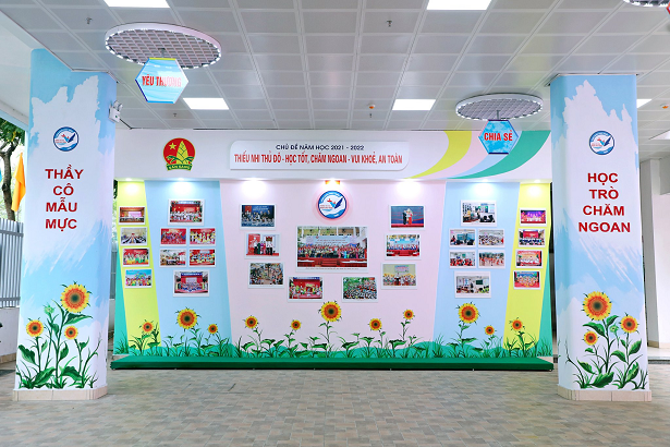 "Trường học Hanh phúc " - Nơi tương lai bắt đầu , nơi yêu thương gửi trao