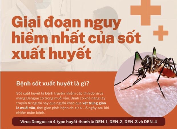Giai đoạn nguy hiểm nhất của sốt xuất huyết