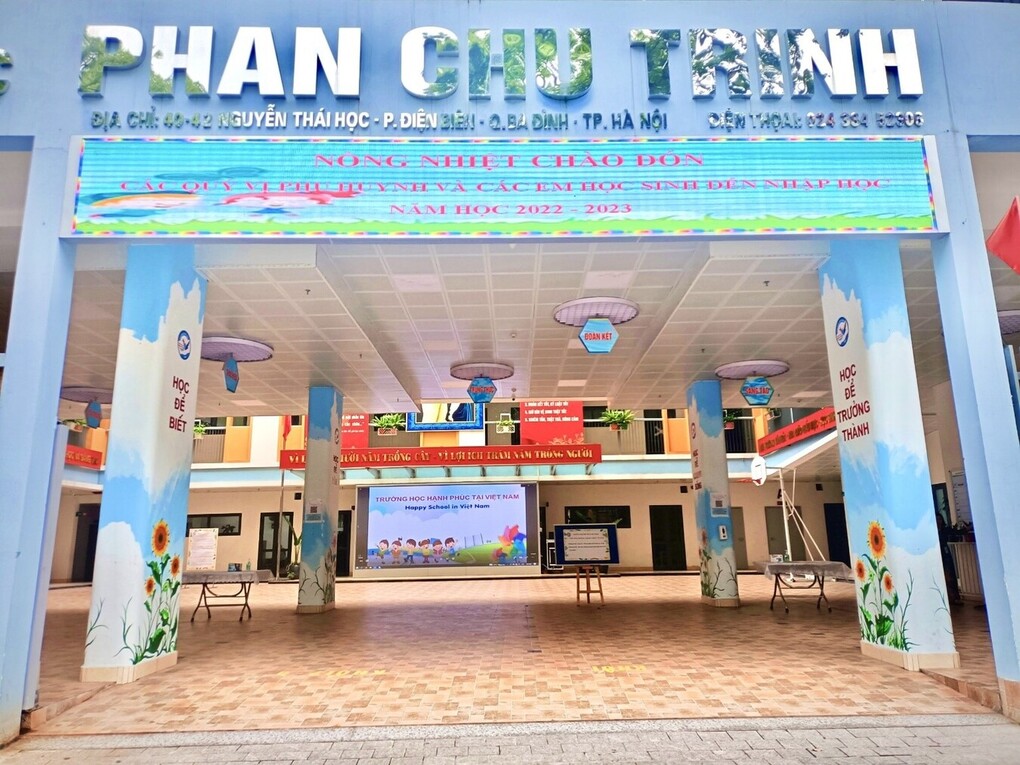 Danh sách học sinh khối lớp 1 năm học 2022 - 2023 của trường Tiểu học Phan Chu Trinh