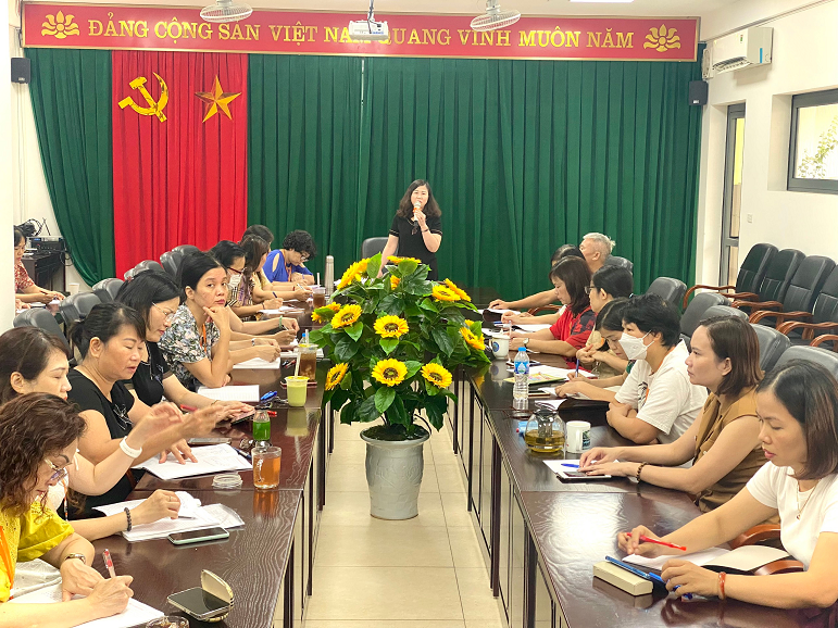 Trường Tiểu học Phan Chu Trinh tổ chức họp HĐSP triển khai nhiệm vụ năm học 2022 - 2023
