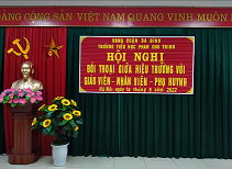 Trường Tiểu học Phan Chu Trinh tổ chức Hội nghị đối thoại năm học 2022-2023 với chủ đề: Chung tay xây dựng trường học hạnh phúc