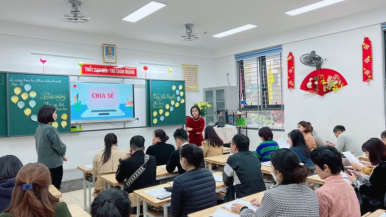 Trường TH Phan Chu Trinh tổ chức Hội nghị Cha mẹ học sinh Sơ kết học kì I - Phương hướng học kì II năm học 2022-2023