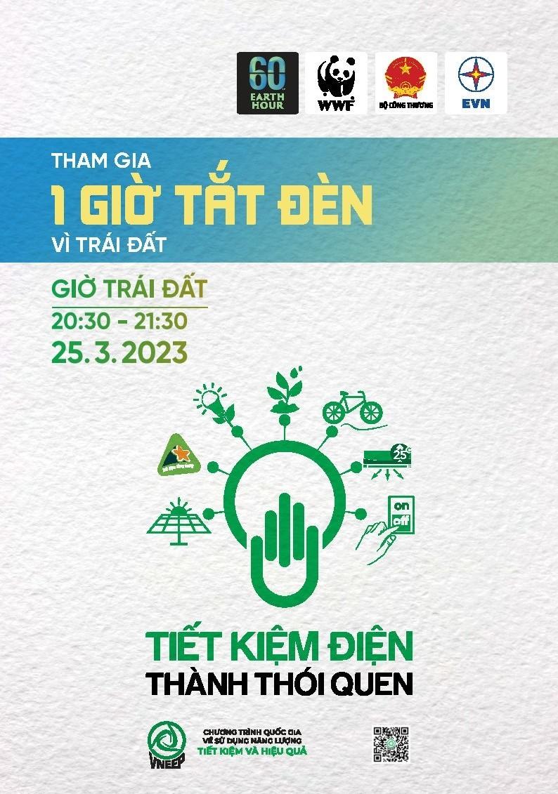 Hưởng ứng chiến dịch Giờ Trái đất 2023