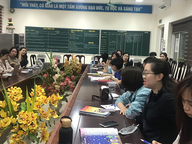 Trường Tiểu học Phan Chu Trinh tham dự buổi tập huấn giới thiệu sách giáo khoa lớp 4 – CTPT 2018