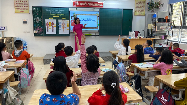 Khối 2 Trường Tiểu học Phan Chu Trinh tích cực  bồi dưỡng chuyên môn thông qua tiết chuyên đề