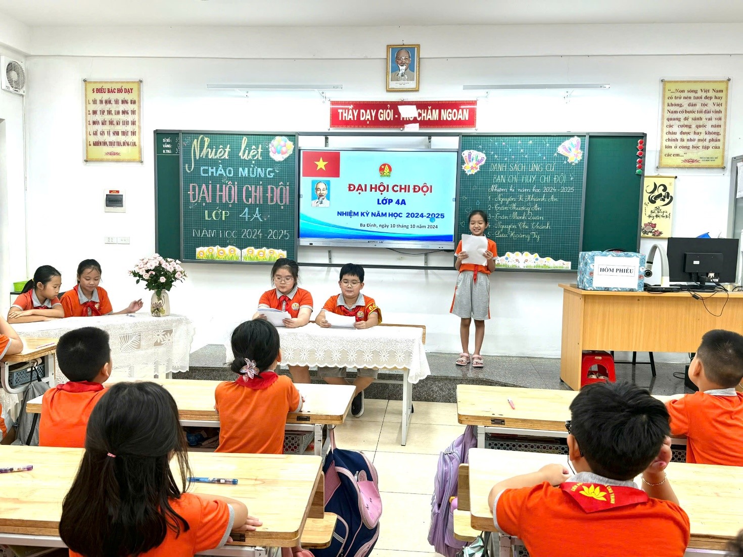 Chi đội 4A tổ chức thành công Đại hội Chi đội – Năm học 2024-2025