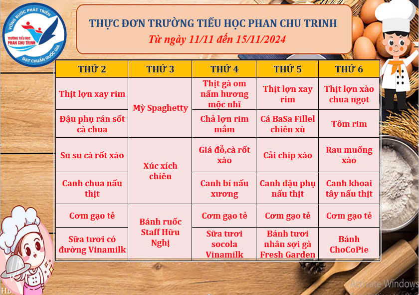 Những bữa trưa ngon miệng trong tuần mới!