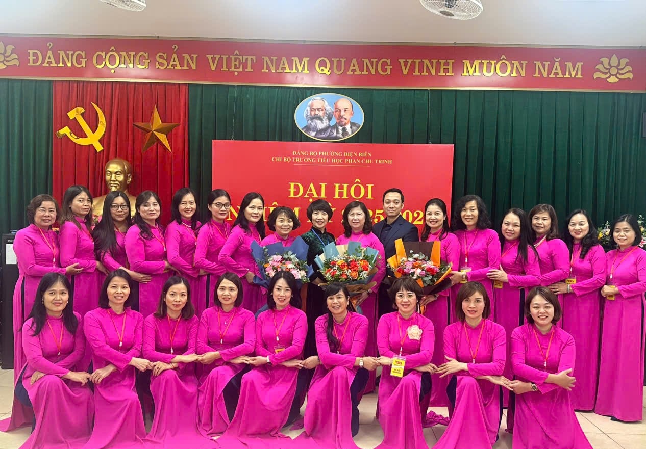 Đại hội Chi bộ nhiệm kì 2025 – 2027 của trường Tiểu học Phan Chu Trinh thành công rực rỡ