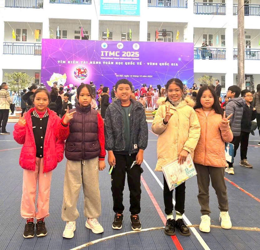 Học sinh trường Tiểu học Phan Chu Trinh hào hứng, tự tin tham gia kỳ thi “Tìm kiếm tài năng Toán học Quốc tế ITMC” 2025 – Vòng Quốc gia