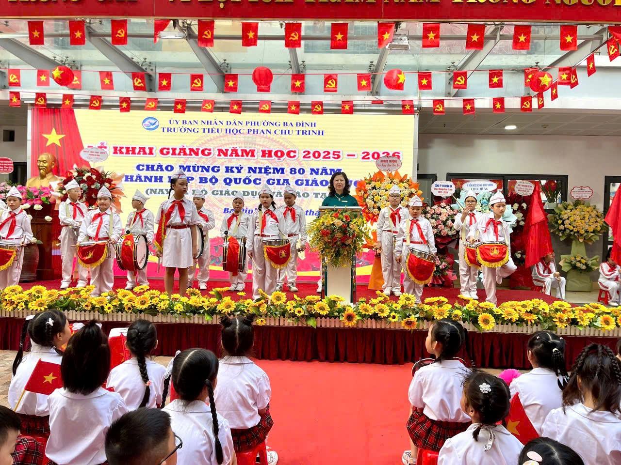 Trường Tiểu học Phan Chu Trinh long trọng tổ chức lễ khai giảng năm học 2025 – 2026