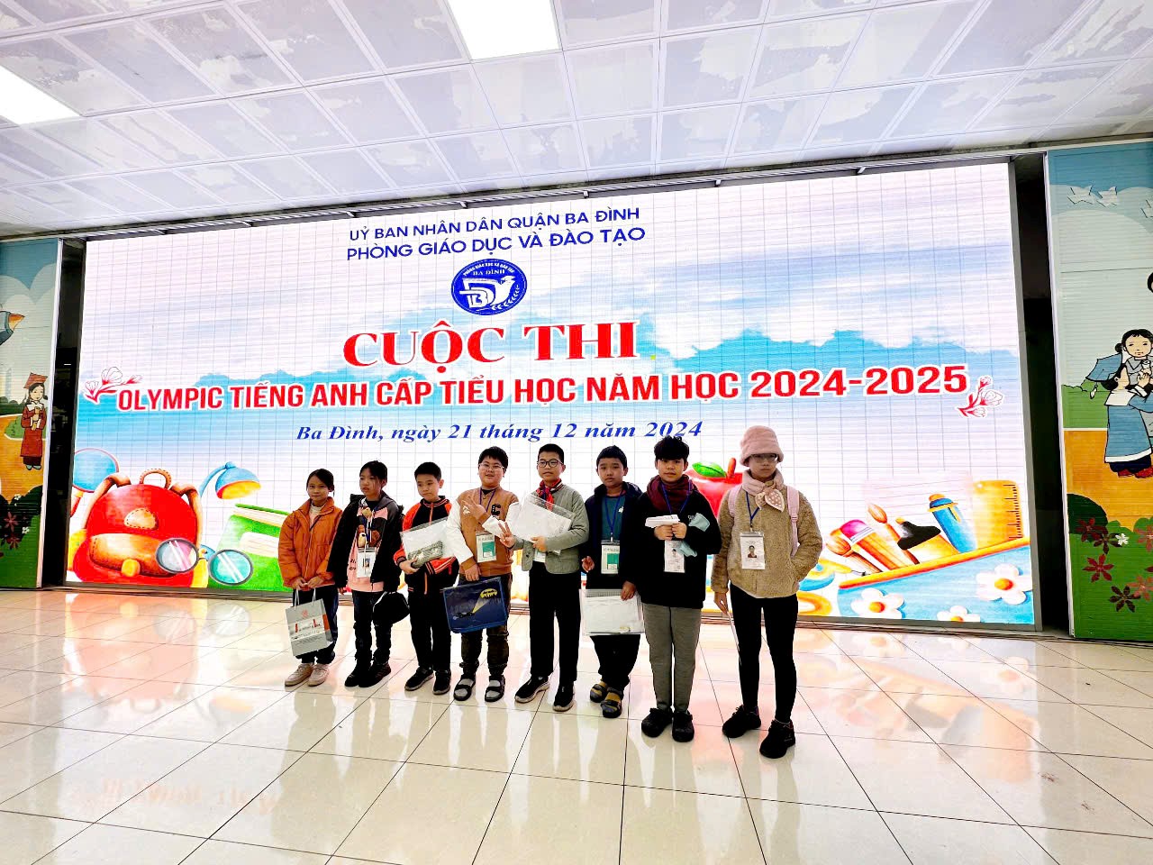 Học sinh trường Tiểu học Phan Chu Trinh đạt thành tích cao trong kỳ thi “Olympic tiếng Anh cấp Tiểu học năm học 2024-2025” vòng thi cấp Quận