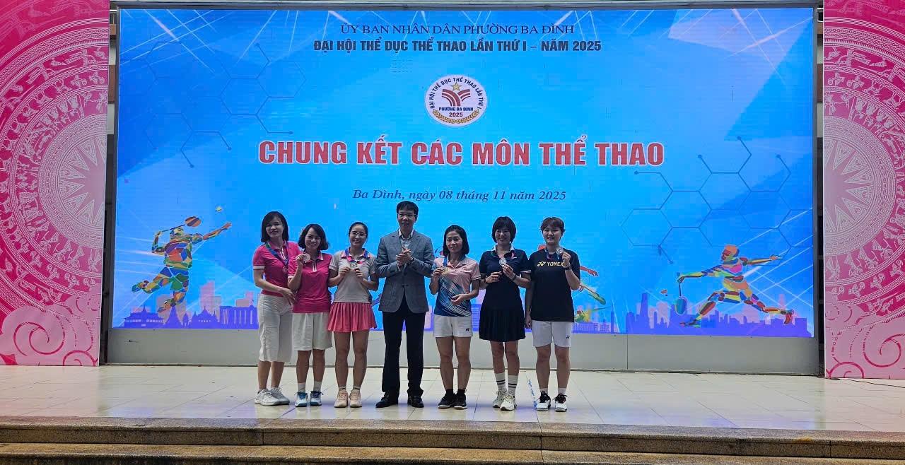 TIN VUI TỪ GIẢI THỂ THAO PHƯỜNG BA ĐÌNH!