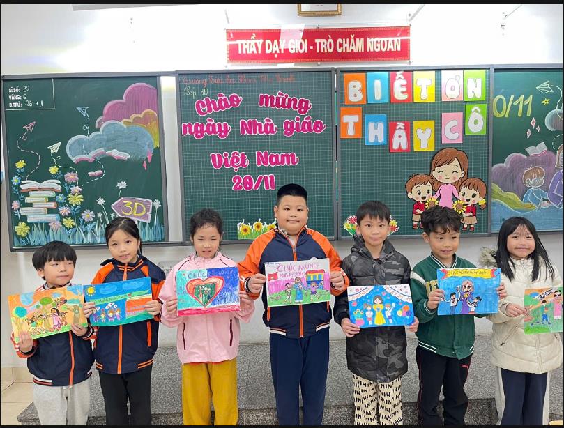 Lớp 3D trường Tiểu học Phan Chu Trinh với chuỗi hoạt động chào mừng Ngày Nhà giáo Việt Nam 20 -11