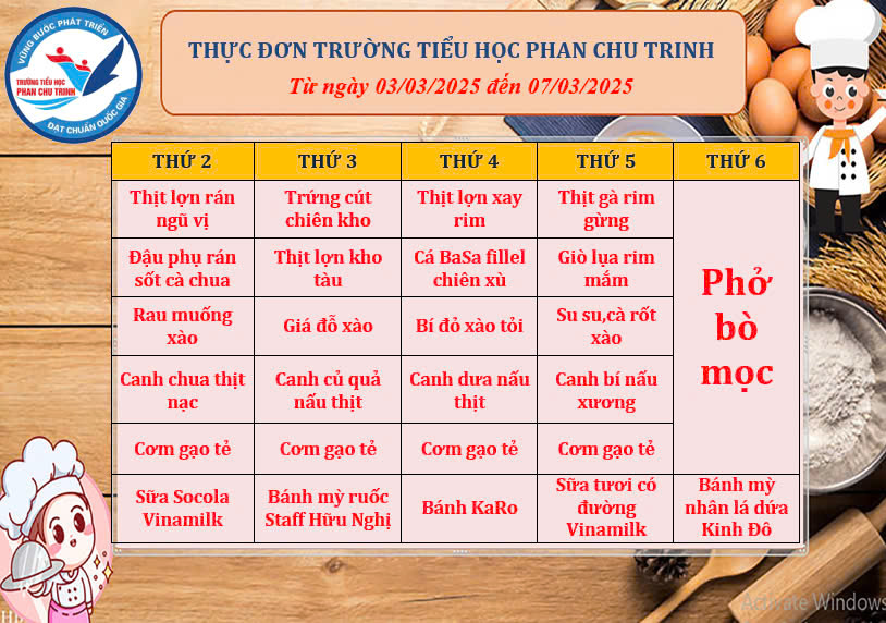Cùng đón chờ những bữa trưa ngon miệng tuần mới!