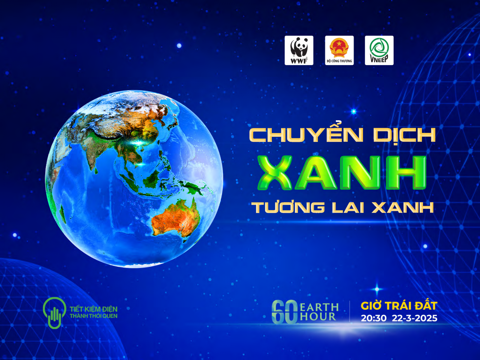 Hưởng ứng Giờ trái đất 2025