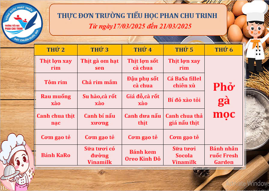 Cùng chờ đón những bữa trưa ngon miệng tuần mới!