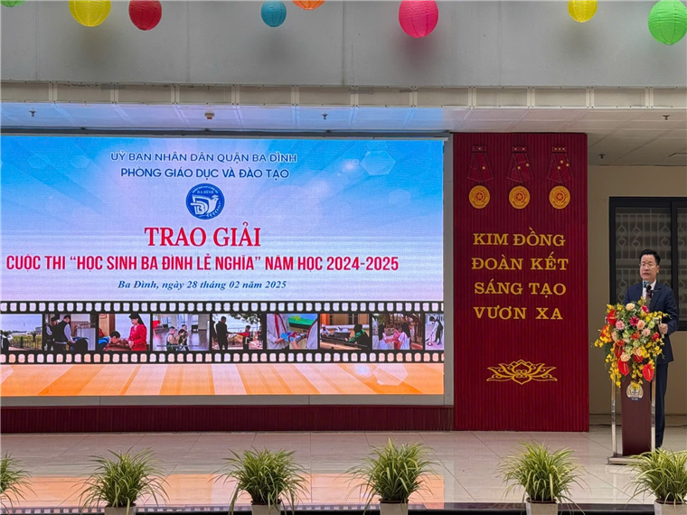 Trường Tiểu học Phan Chu Trinh đạt giải trong cuộc thi “Học sinh Ba Đình lễ nghĩa”