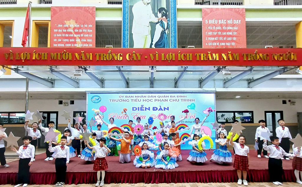 Trường Tiểu học Phan Chu Trinh tổ chức thành công Diễn Đàn “Điều Em Muốn Nói”