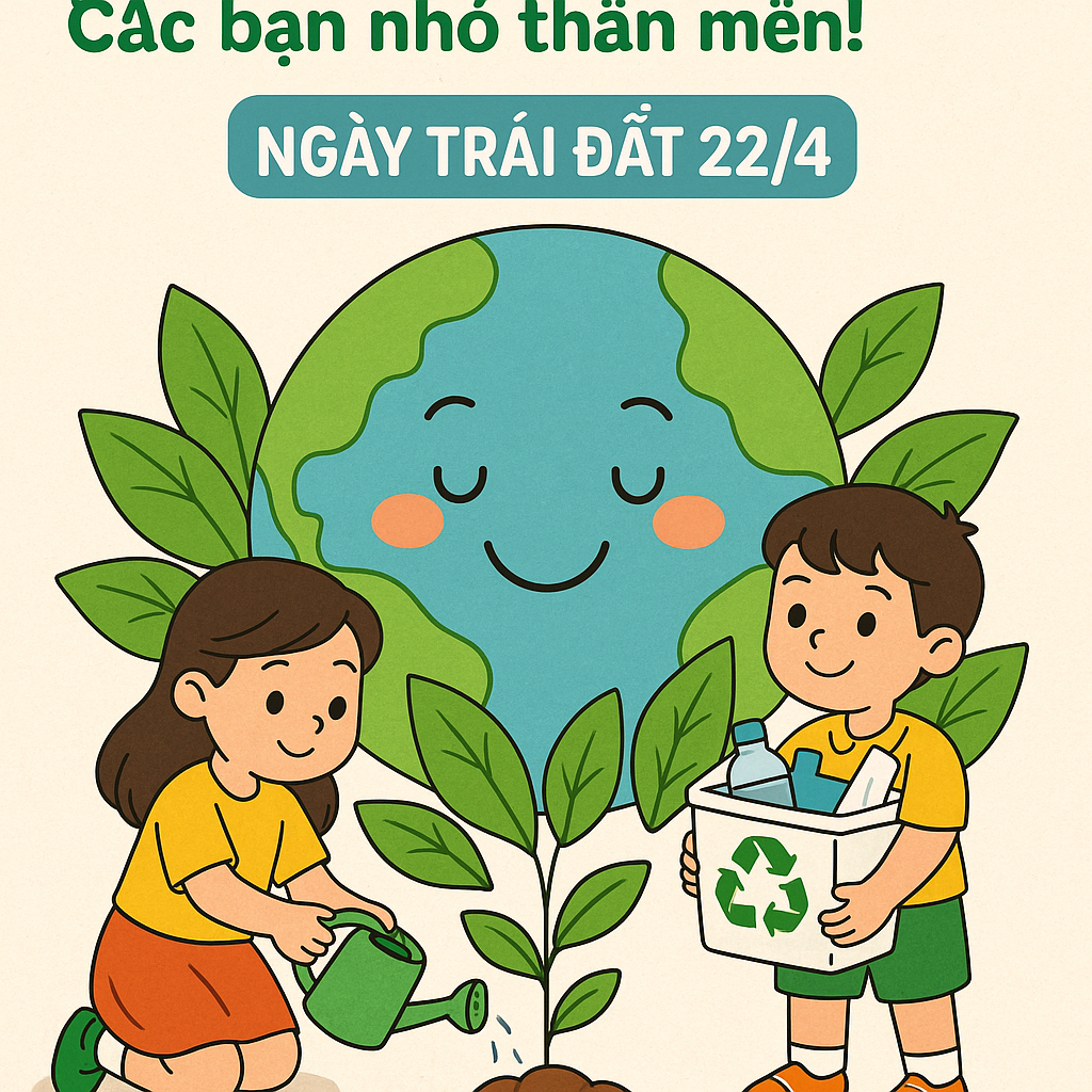 Tháng 4 – Cùng Nhau Bảo Vệ Trái Đất Xanh