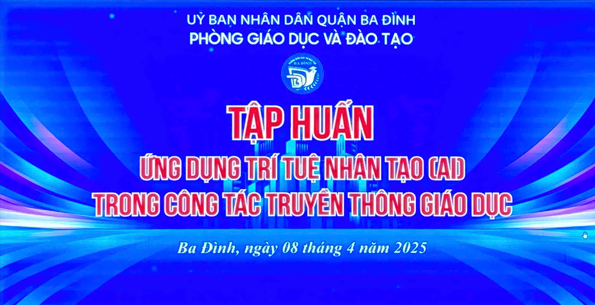 Trường Tiểu học Phan Chu Trinh tham dự buổi Tập huấn “Ứng dụng Trí tuệ nhân tạo trong công tác Truyền thông Giáo dục”