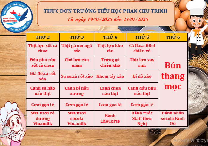 Thực đơn tuần này – Món ngon nào đang chờ chúng mình?