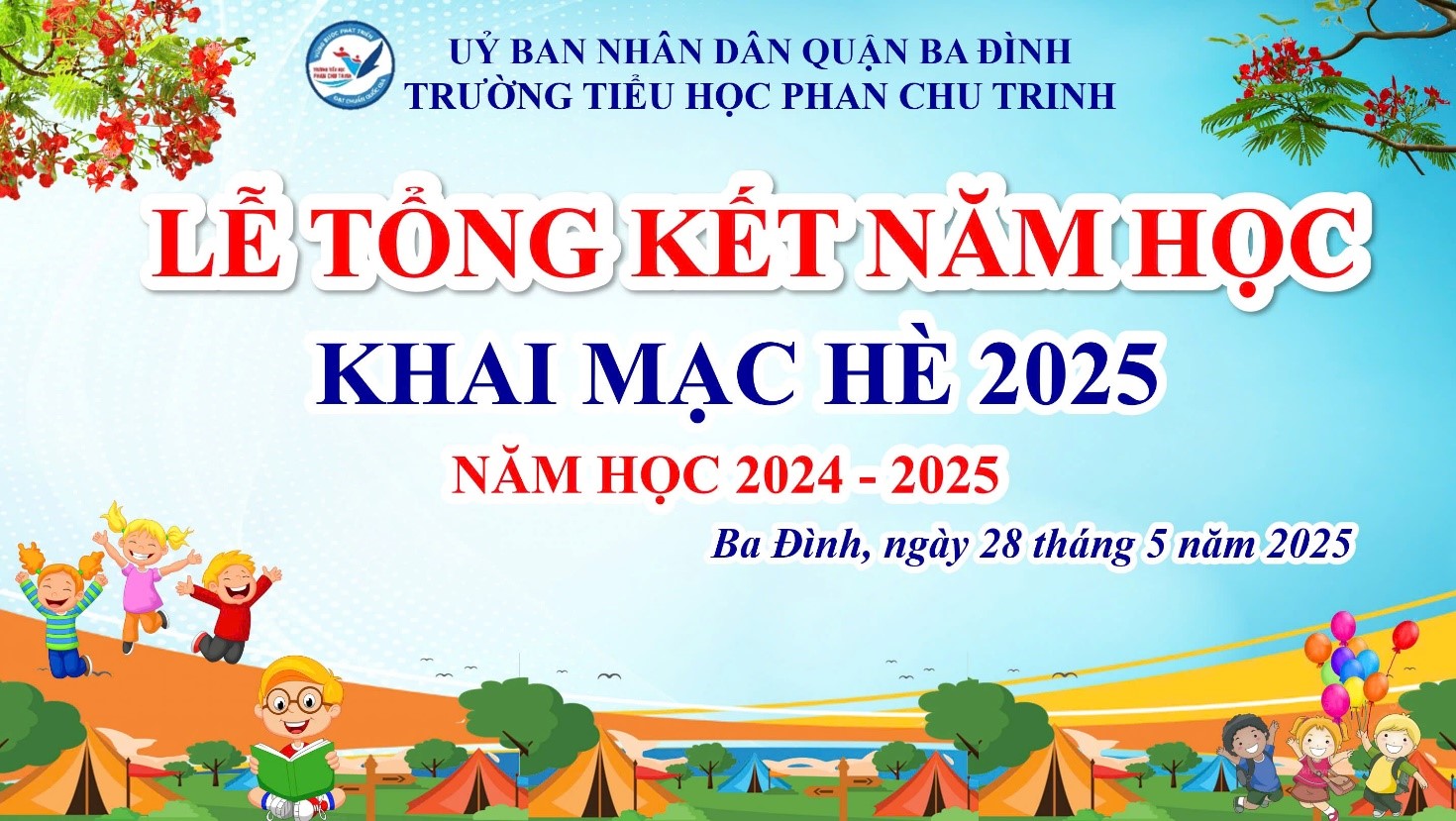 Một mùa hè mở ra từ những khoảnh khắc đẹp – Lễ Tổng kết năm học 2024 – 2025 và Khai mạc hè tại trường Tiểu học Phan Chu Trinh