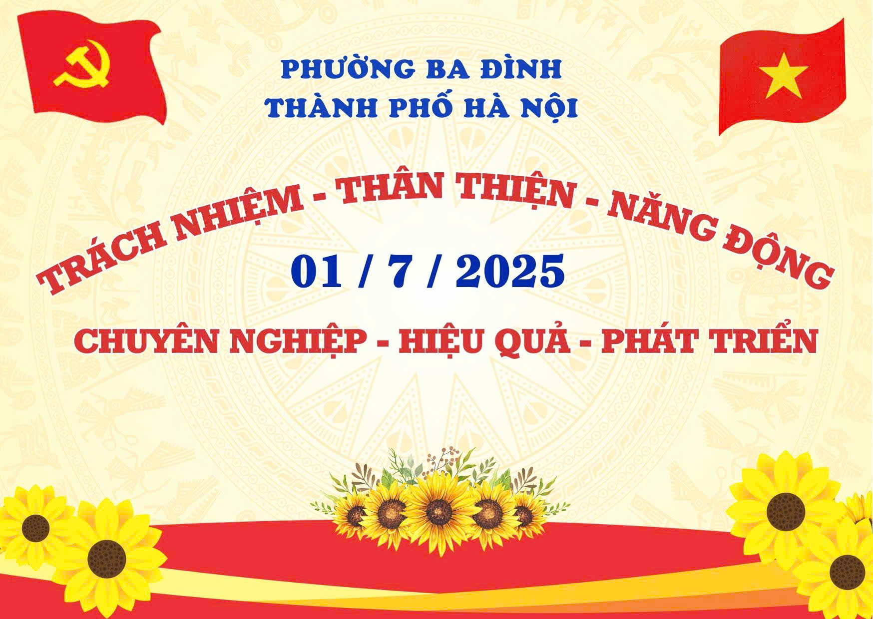 Chào mừng thời khắc lịch sử - 01/7/2025