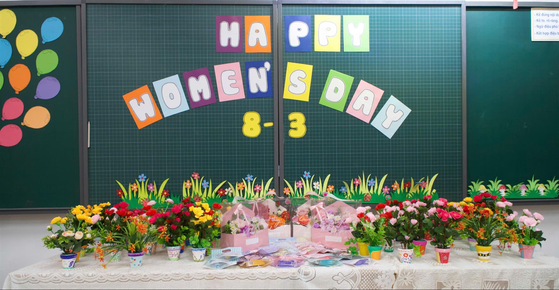 Đong đầy cảm xúc trong ngày Hội “Gửi trọn yêu thương” chào mừng ngày 8/3 của các bạn nhỏ lớp 3C