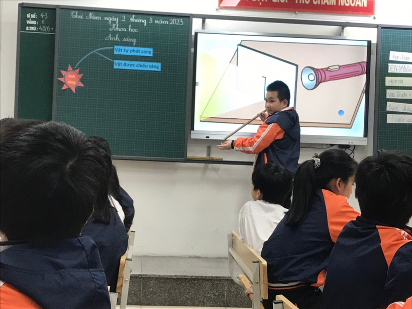 A teacher teaching a class

Description automatically generated with low confidence